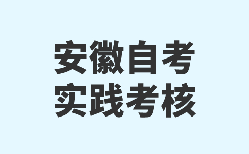 安徽自考实践性考核